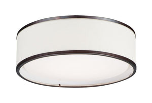 Prime 16' Single Light Flush Mount in Oil Rubbed Bronze