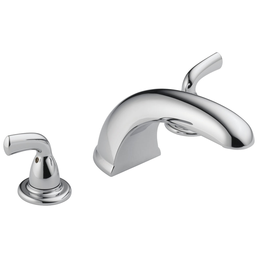 Foundations Two-Handle Roman Tub Filler Faucet in Chrome