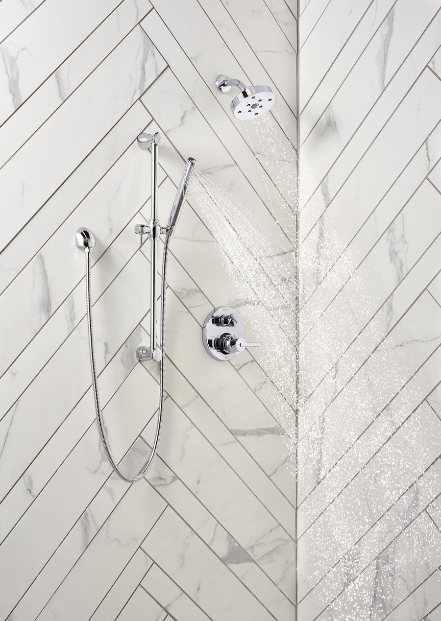 Compel Hand Shower in Chrome with Slide Bar