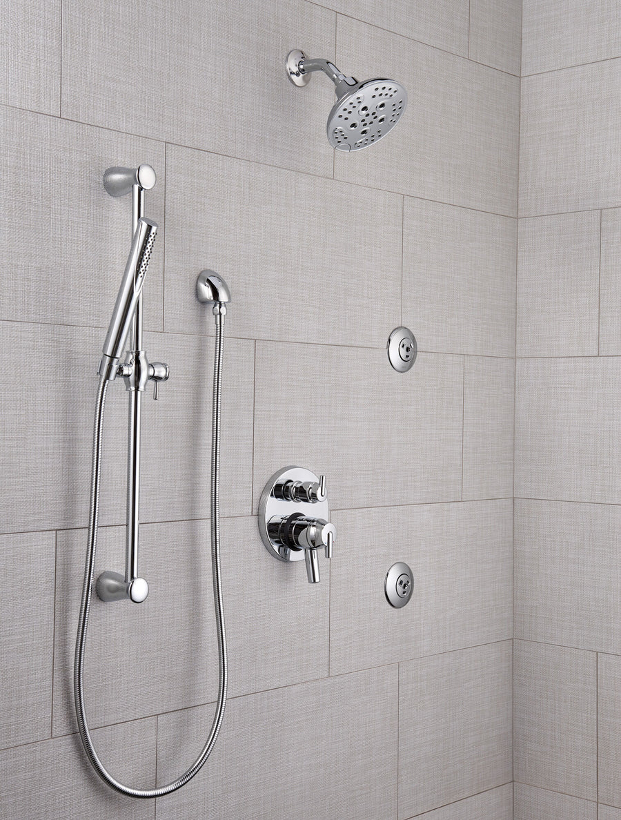 Compel Hand Shower in Chrome with Slide Bar