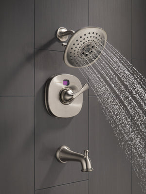 Universal Showering Components 7.75' Showerhead in Stainless - 3 Spray Settings