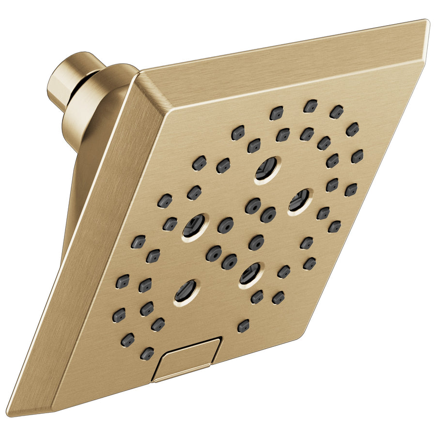 Universal Showering Square Showerhead in Champagne Bronze - 5 Spray Settings