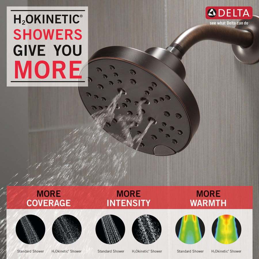 Universal Showering Components 6' Showerhead in Venetian Bronze - 5 Spray Settings
