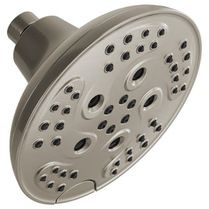 Universal Showering Showerhead in Stainless with 5 Spray Settings - 6' Width