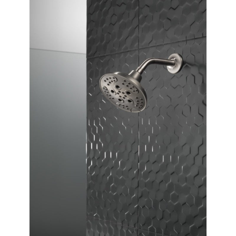Universal Showering Showerhead in Stainless with 5 Spray Settings - 6' Width