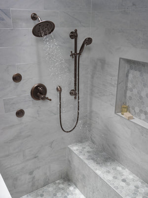 Universal Showering Components 7.91' Showerhead in Venetian Bronze - Single Spray Setting