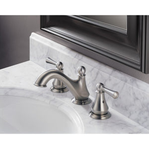 Haywood Widespread Two-Handle Bathroom Faucet in Stainless