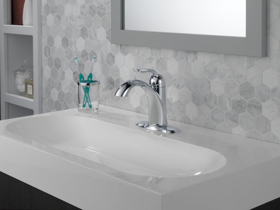 Lahara Single-Handle Bathroom Faucet in Chrome
