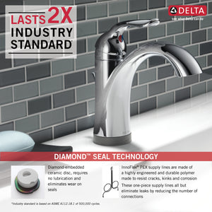 Lahara Single-Handle Touchless Bathroom Faucet in Chrome