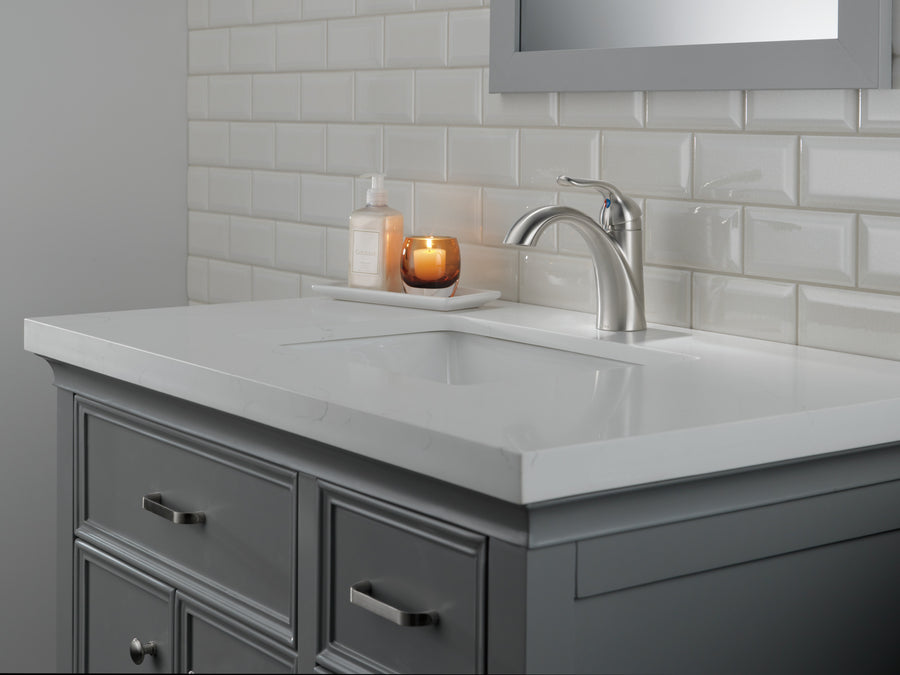 Lahara Single-Handle Bathroom Faucet in Stainless
