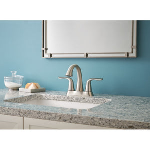 Lahara Centerset Two-Handle Bathroom Faucet in Stainless