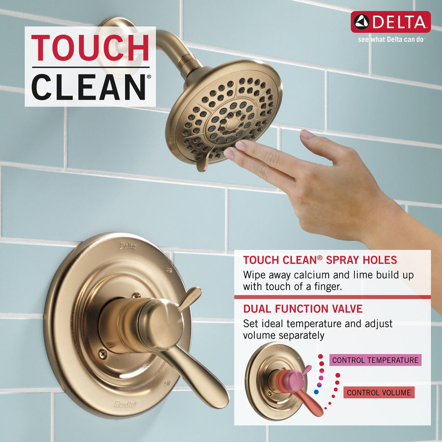 Lahara Single-Handle Shower Only in Champagne Bronze with Volume & Temperature Control