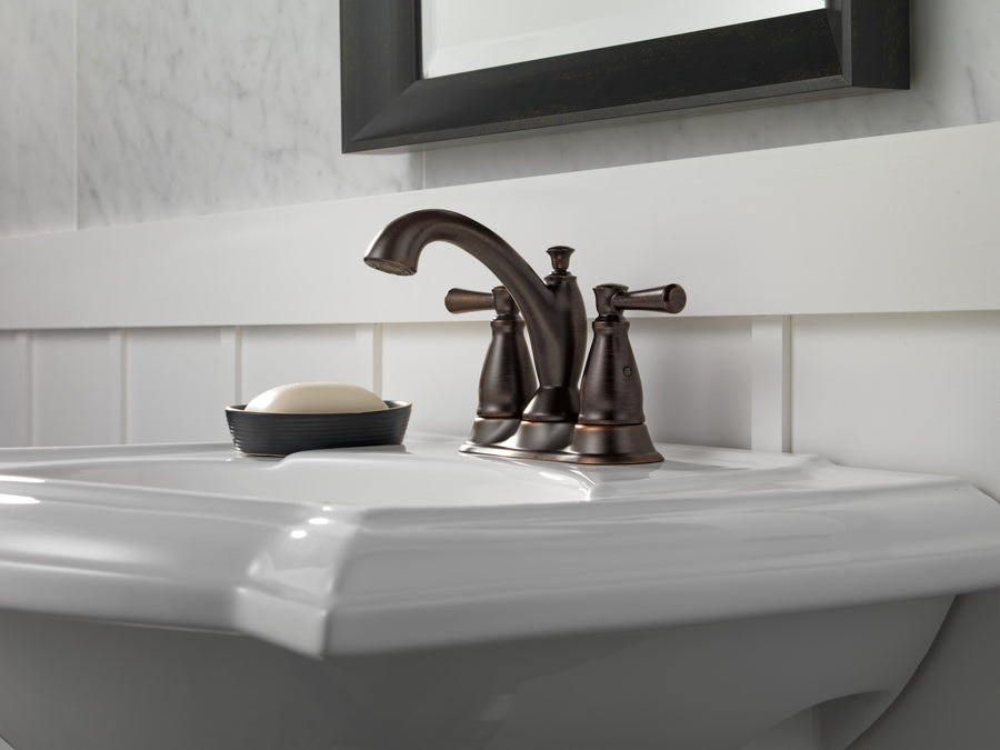 Linden Centerset Traditional Two-Handle Bathroom Faucet in Venetian Bronze