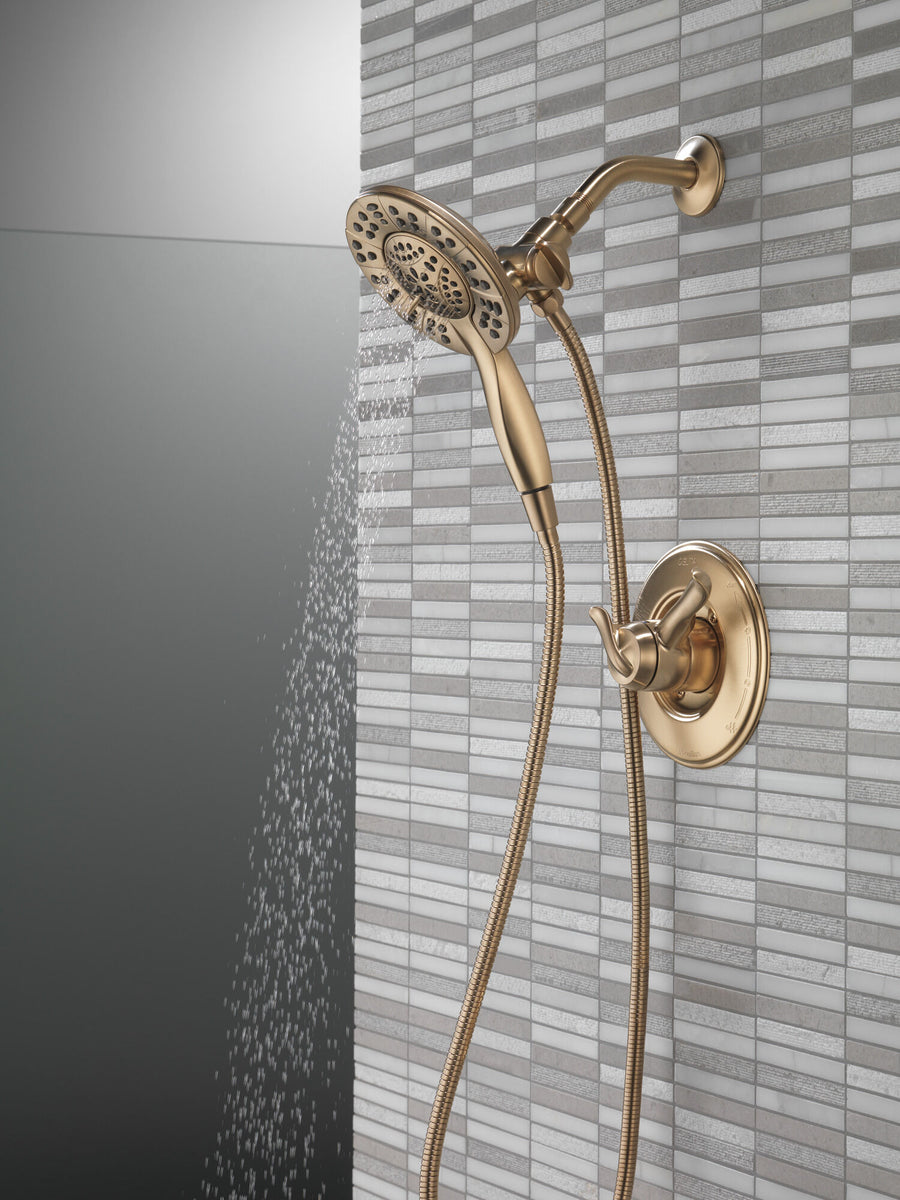 Linden Single-Handle Shower Only in Champagne Bronze - Pull Down Hand Shower