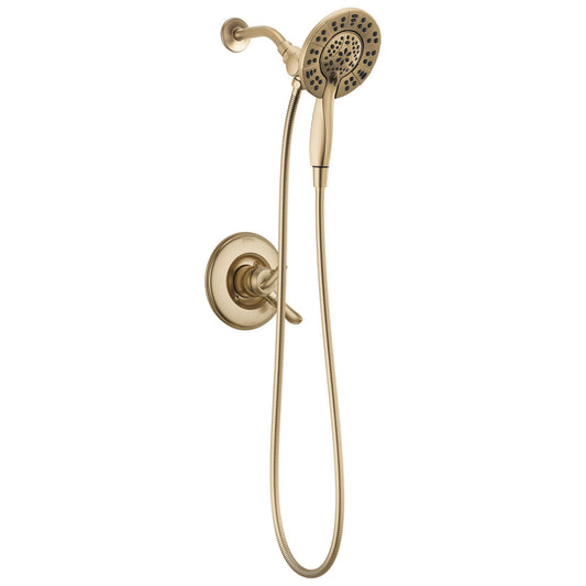 Linden Single-Handle Shower Only in Champagne Bronze - Pull Down Hand Shower