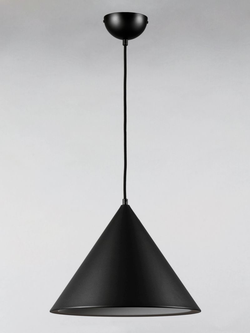 Abyss 12.5' Single Light Pendant in Black