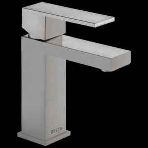 Modern 1.2 gpm Single-Handle Bathroom Faucet in Stainless