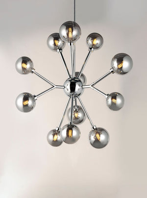 Asteroid 28.25' 12 Light Multi-Light Pendant in Polished Chrome