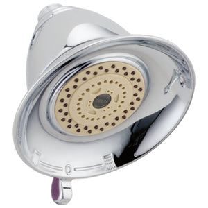 Universal Showering 2.5 gpm Bell Showerhead in Chrome - 3 Spray Settings