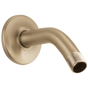 Universal Showering Wall Mount Components Shower Arm in Champagne Bronze