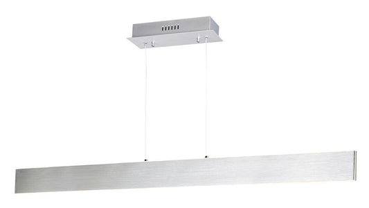 Blade 43.75" Single Light Linear Pendant in Brushed Aluminum