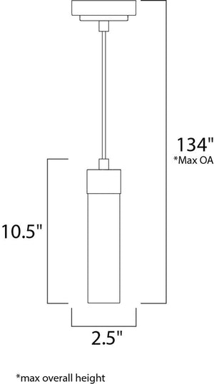 Cilandro 4.75' 4 Light Mini-Pendant in Satin Nickel