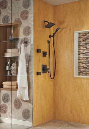 Universal Showering Components Square Wall Elbow in Venetian Bronze