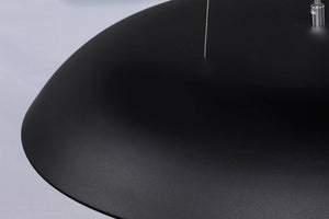 Dimple 23.5' Single Light Pendant in Black