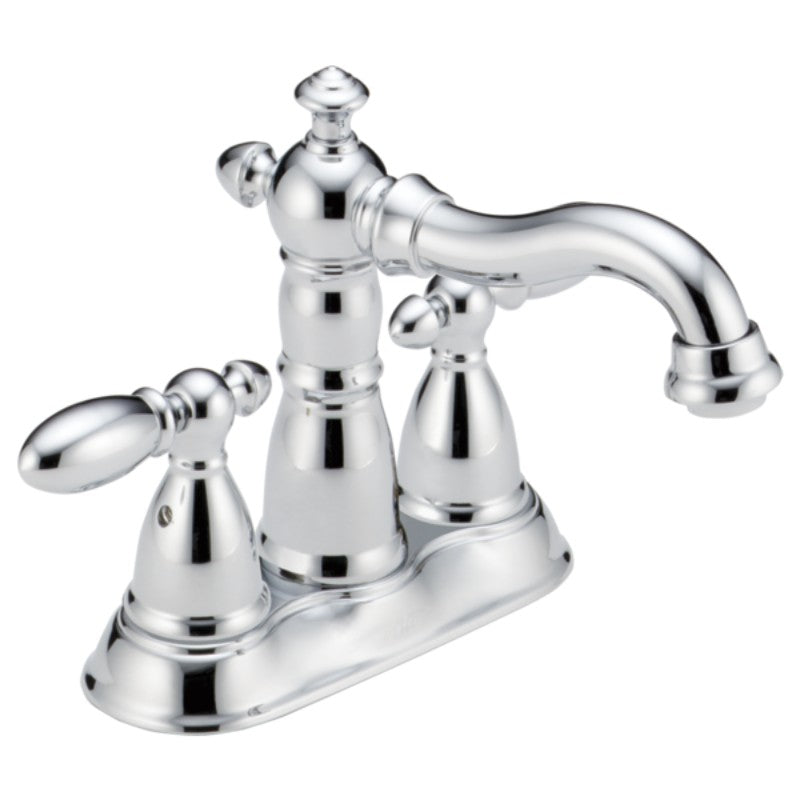 Victorian Centerset Two-Handle Bathroom Faucet in Chrome