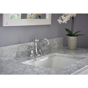 Victorian Centerset Two-Handle Bathroom Faucet in Chrome