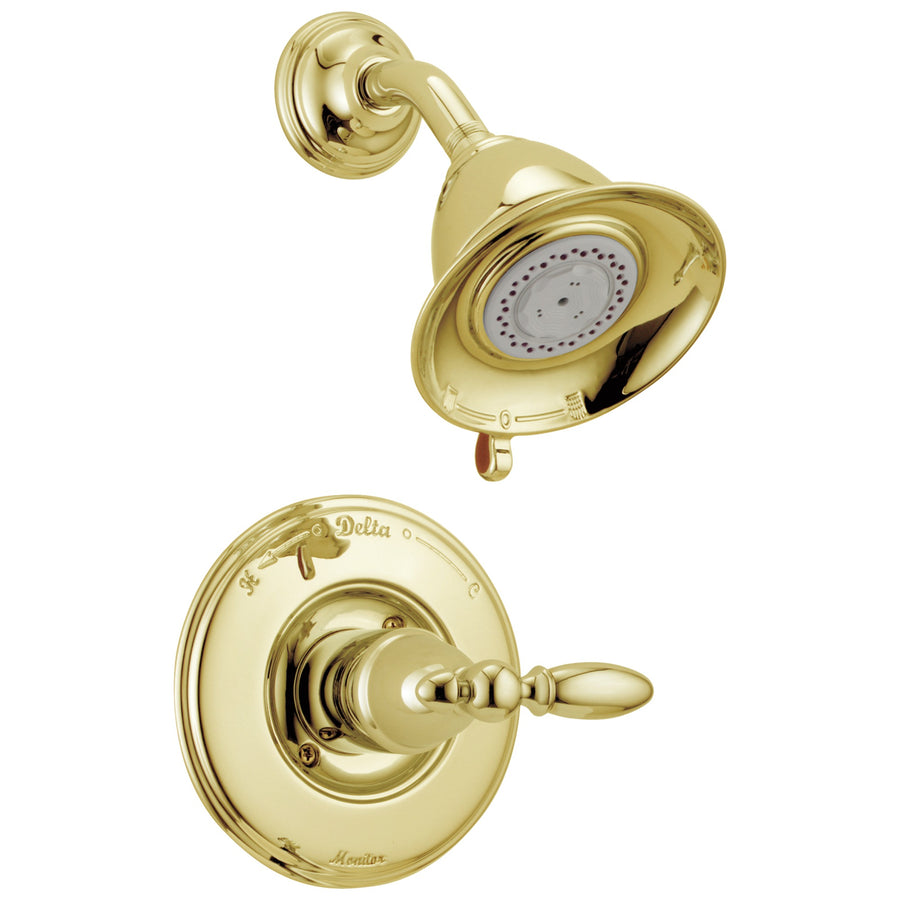 Victorian Shower Only in Polished Brass
