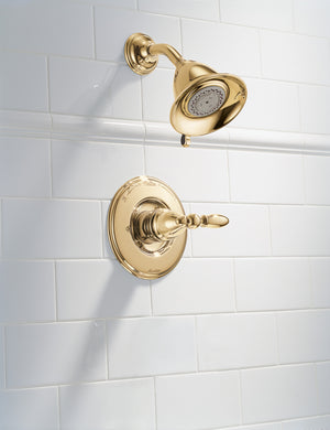 Victorian Shower Only in Polished Brass