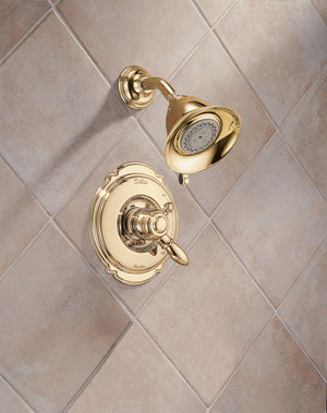 Victorian Single-Handle Shower Only in Polished Brass