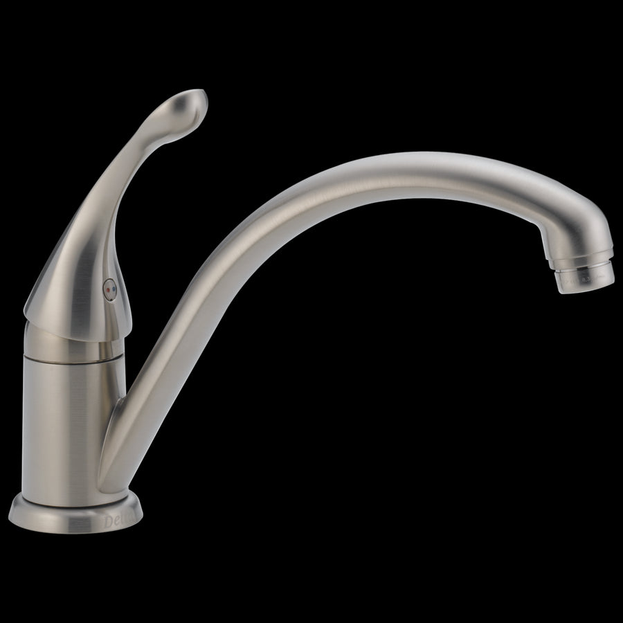 Collins Single-Hole Kitchen Faucet in Stainless