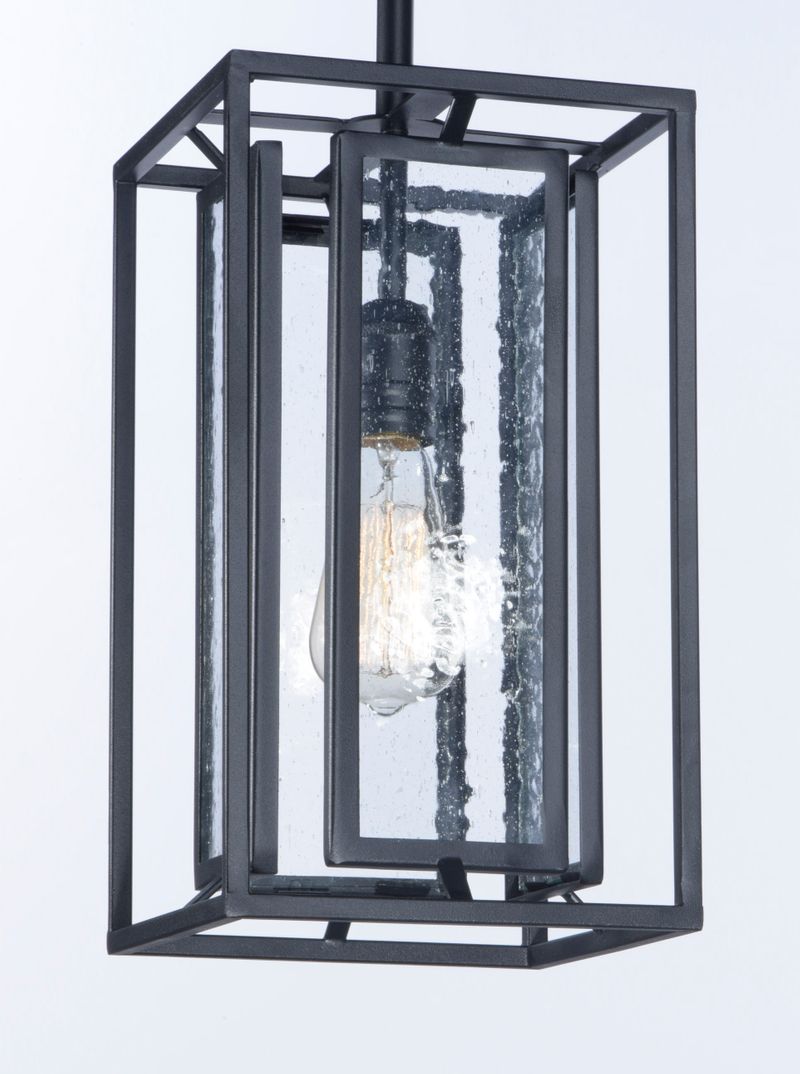 Era 7.75' Single Light Pendant in Black