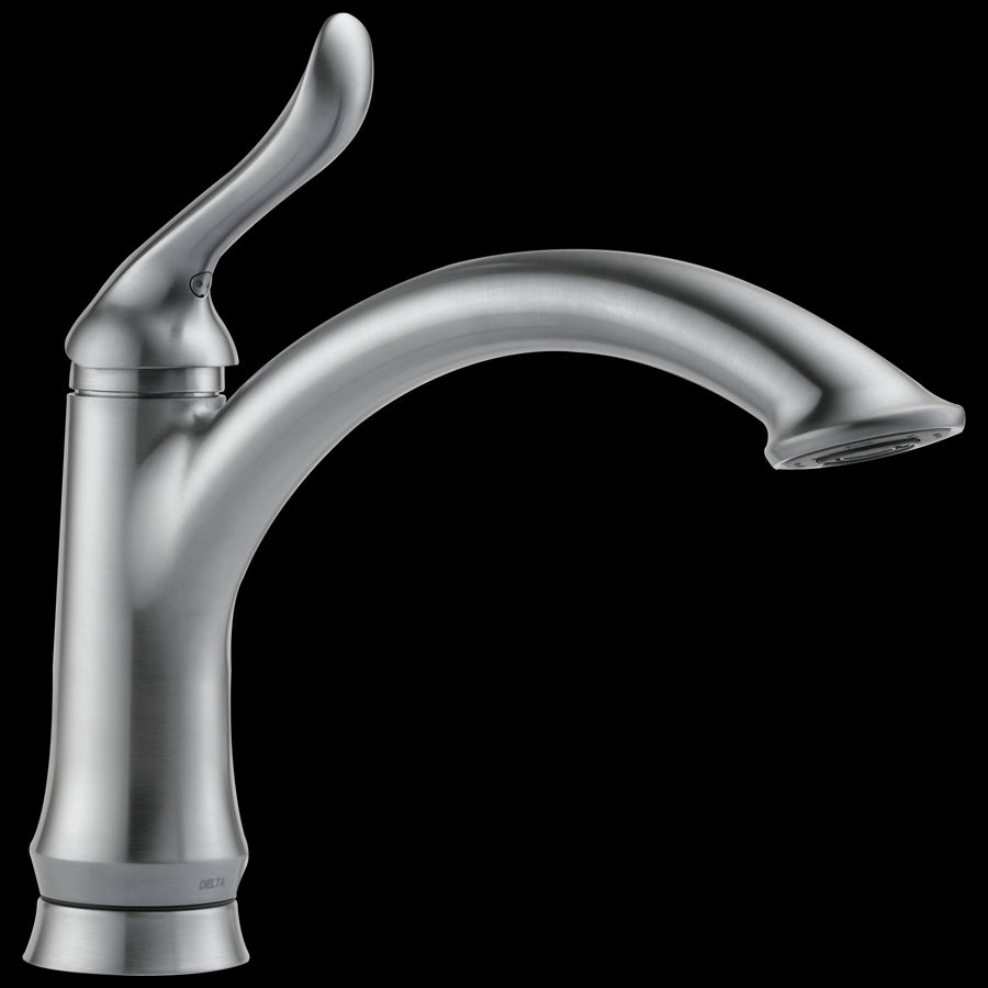 Linden Single-Handle Kitchen Faucet in Arctic Stainless