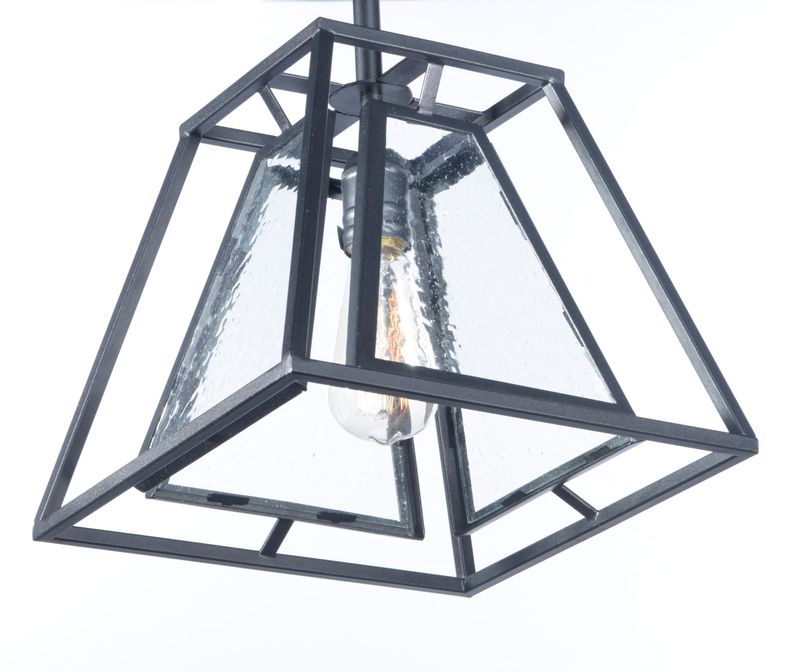 Era 11.75' Single Light Pendant in Black