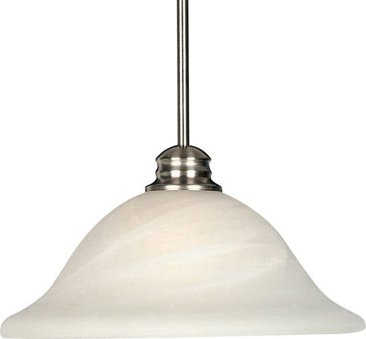 Essentials - 9106x 13.25" Single Light Pendant in Satin Nickel