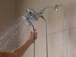 Universal Showering Components 6.13' 2.5 gpm Showerhead in Chrome - Pull Down Hand Shower