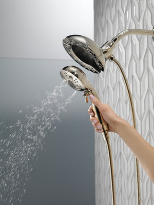 Universal Showering Components 1.75 gpm Showerhead in Polished Nickel - Pull Down Hand Shower