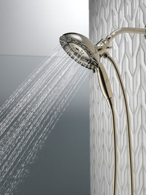 Universal Showering Components 1.75 gpm Showerhead in Polished Nickel - Pull Down Hand Shower