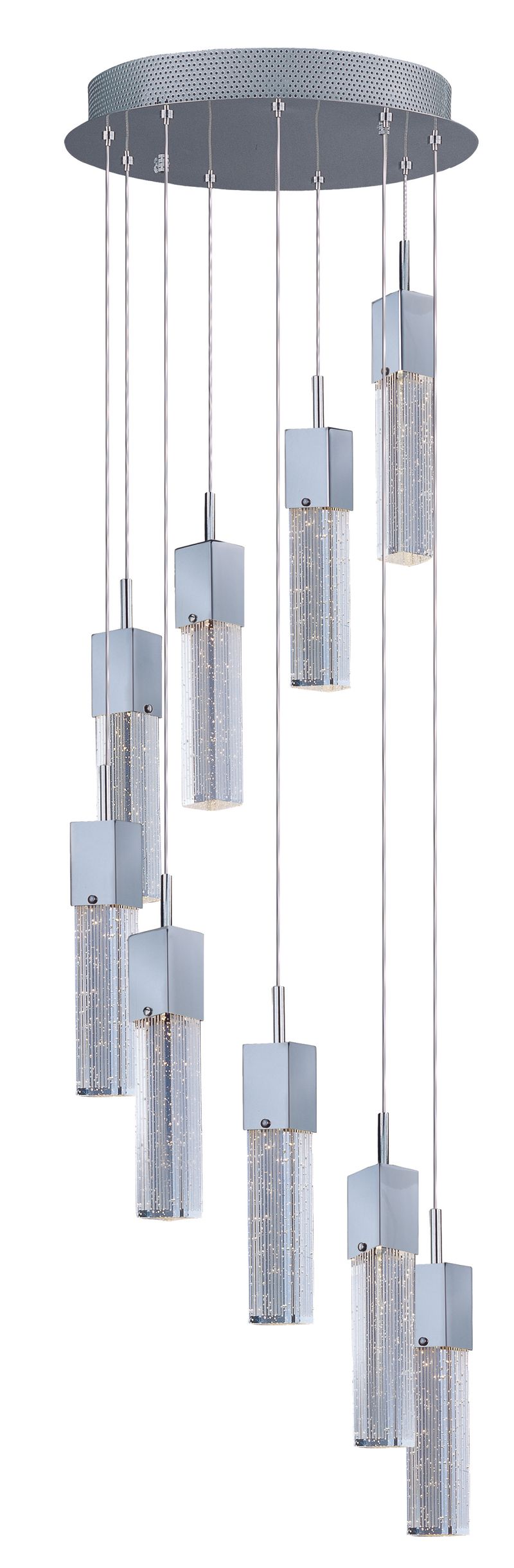 Fizz III 15.75' 9 Light Single Pendant in Polished Chrome