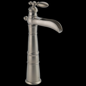 Victorian Vessel Single-Handle Bathroom Faucet in Stainless