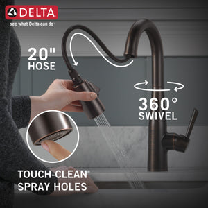 Essa Pull-Down Bar Kitchen Faucet in Venetian Bronze