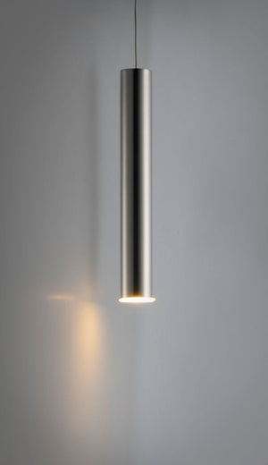 Flute 1' x 12' Single Light Mini-Pendant in Polished Chrome