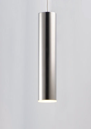 Flute 1.75' x 12' Single Light Mini-Pendant in Polished Chrome