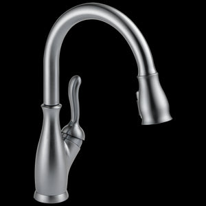 Leland Pull-Down Kitchen Faucet in Arctic Stainless with ShieldSpray