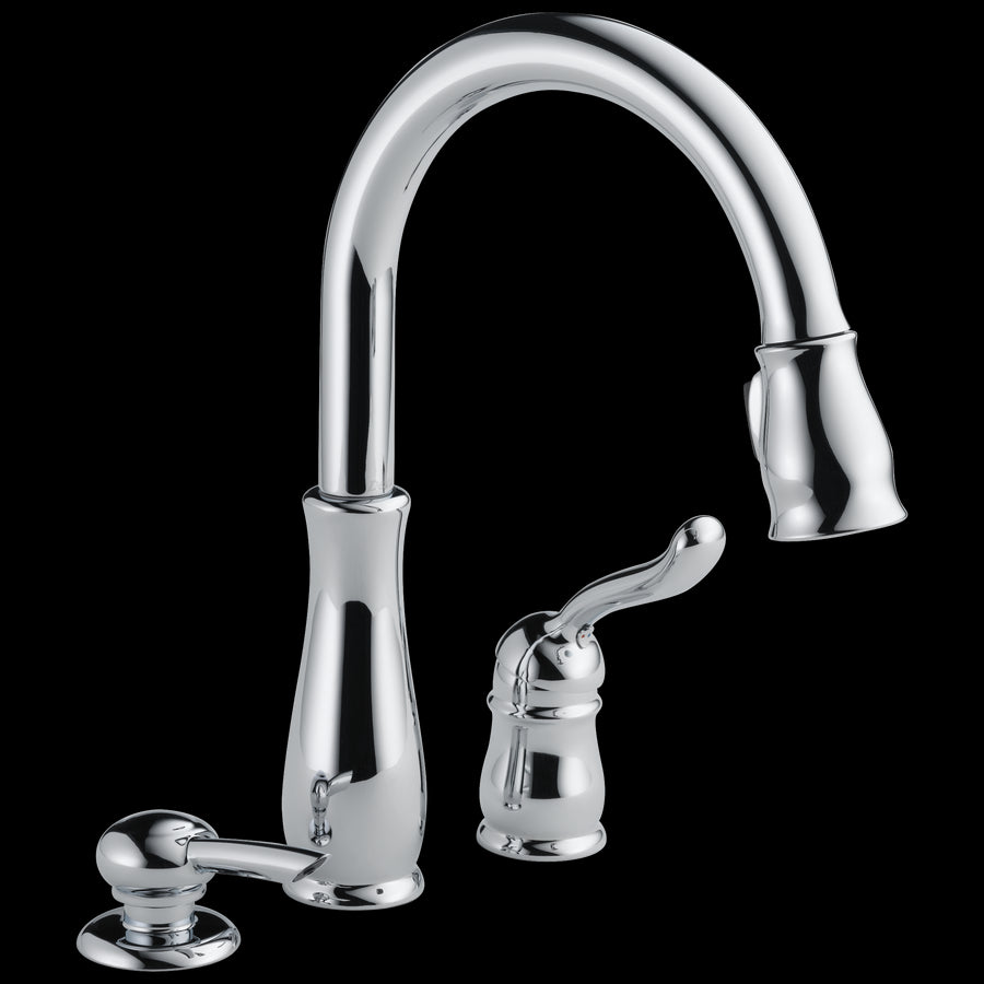 Leland Pull-Down Kitchen Faucet in Chrome - Two Hole Installation