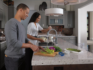 Addison Pull-Down Kitchen Faucet in Arctic Stainless with Touch Tech