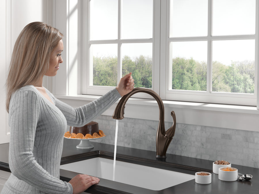 Addison Pull-Down Kitchen Faucet in Venetian Bronze with Touch Tech